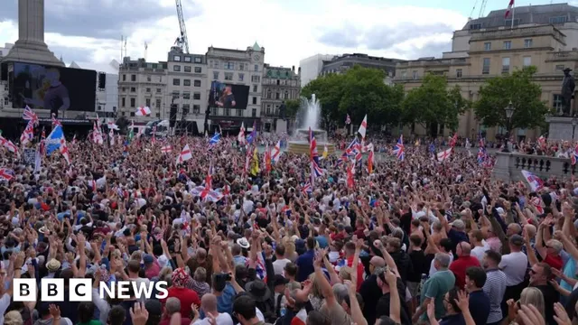Trafalgar Square Hosts Far-Right Rally Amid Counter-Protests