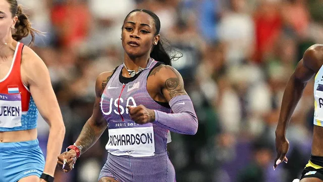 Sha'Carri Richardson Wins Silver in 100 Meters at Paris Games