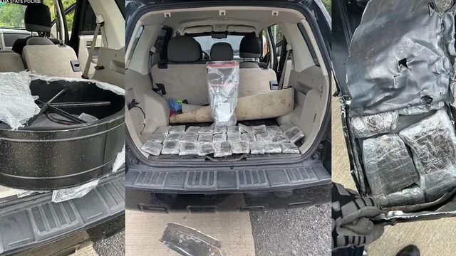 Illinois men arrested after police find 21 pounds of meth in fire pit