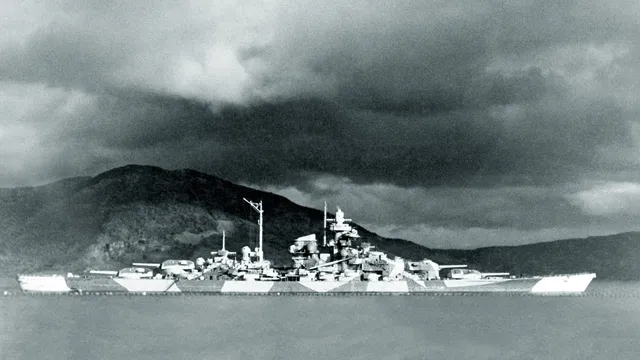 Tirpitz serves as a psychological weapon against Allied forces