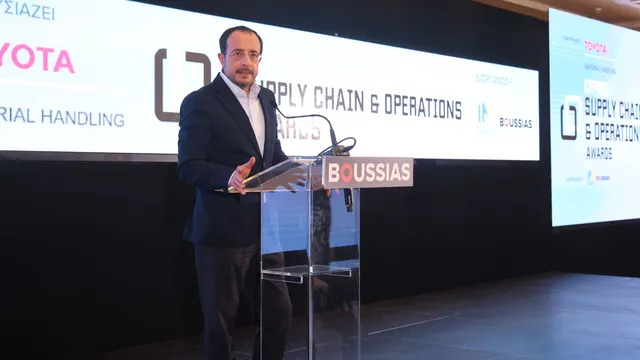 Cyprus President Nikos Christodoulides announces plans for supply chain and storage zones near Larnaca and Paphos airports