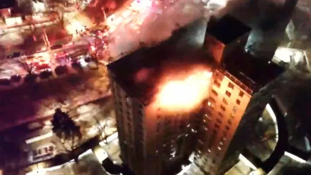 Over 200 firefighters respond to major blaze in Bronx high-rise