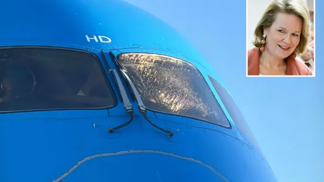 Queen Mathilde's flight makes emergency landing due to cracked windshield
