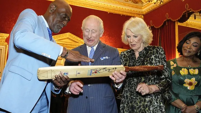 King Charles shares cricket struggles during Royal Navy service