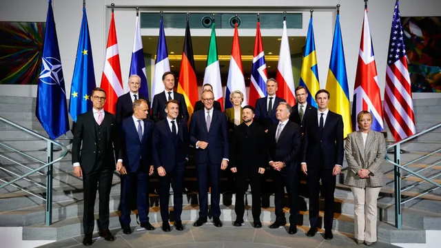 European leaders propose military support to secure peace in Ukraine