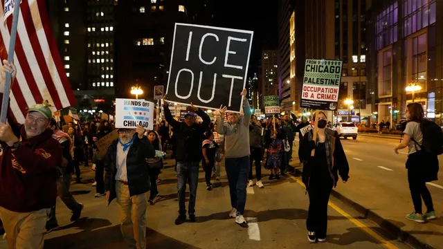 Trump claims crime in Chicago is out of control and demands federal troops