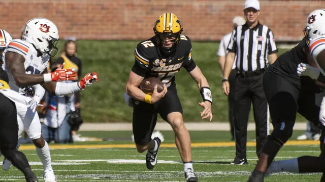 Brady Cook Leads No. 19 Mizzou to Comeback Win Over Auburn