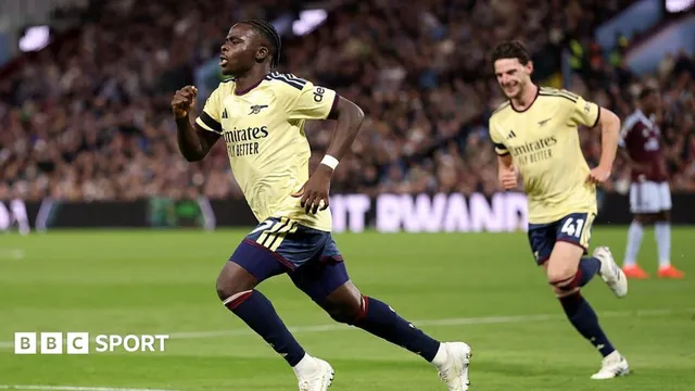 Arsenal secures narrow victory over Aston Villa with Saka's goal