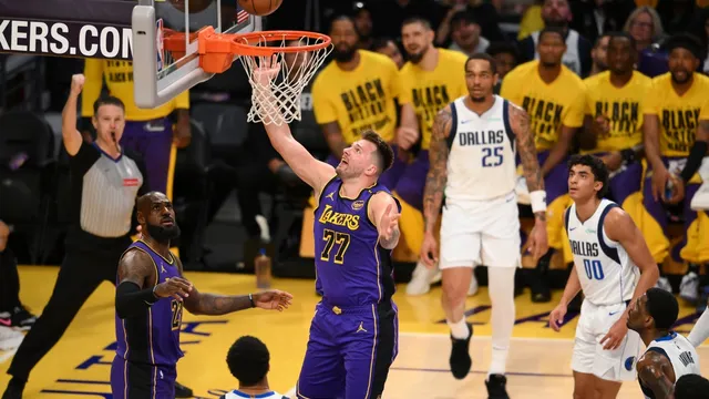 Luka Dončić achieves triple-double in emotional game against Mavericks