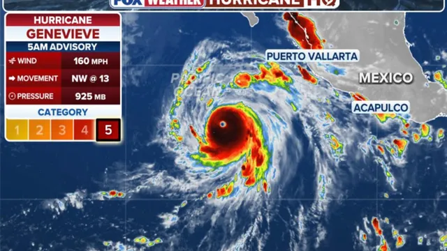 Hurricane Genevieve becomes first Category 5 storm in Eastern Pacific since 2024