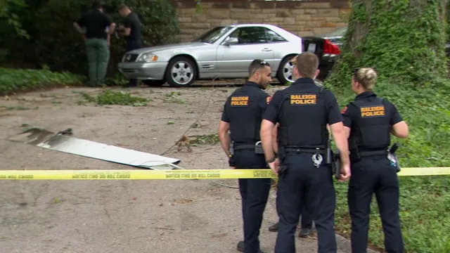 Delta flight wing flap falls into driveway after safe landing