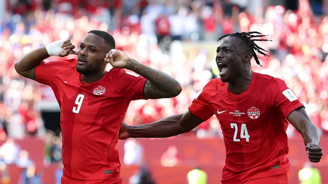 Cyle Larin scores historic goal for Canada in World Cup opener