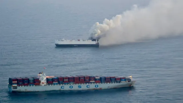 Cargo ship Morning Midas sinks after fire in North Pacific