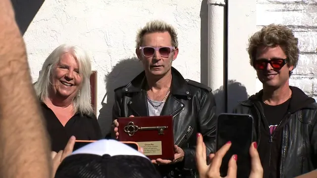 Green Day honored with key to the city in Pinole