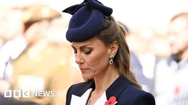 Princess Catherine honors fallen ANZAC soldiers at memorial service