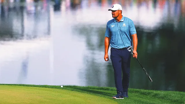 Bryson DeChambeau struggles but remains competitive at PGA Championship