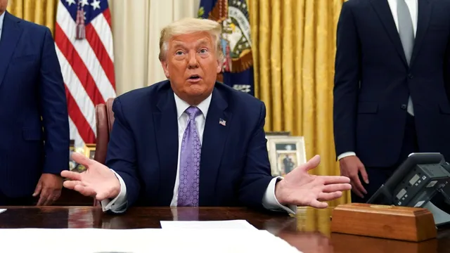 Trump’s big red button serves Diet Coke, not destruction