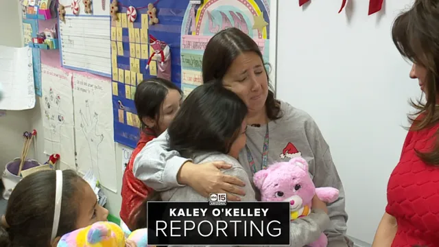 Santa brings joy to Granada West Elementary with Care Bears surprise
