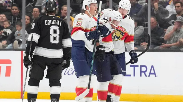 Florida Panthers' Brad Marchand injured during game against Los Angeles Kings