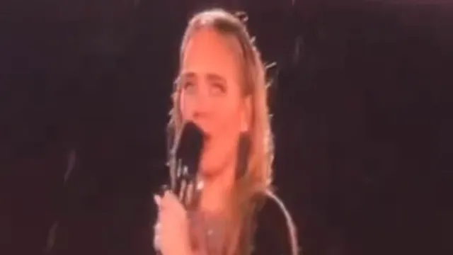 Adele Twerks in the Rain During Munich Concert