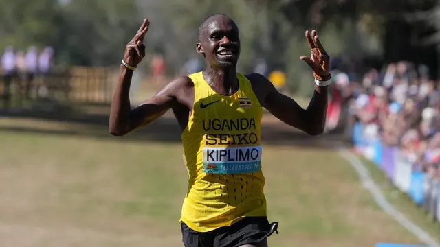 Jacob Kiplimo captures third consecutive world cross-country title