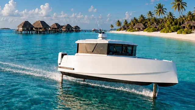 Maldives introduces electric hydrofoil boats for sustainable tourism