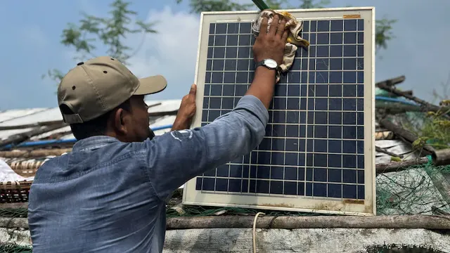 Solar energy kits provide electricity to Rohingya refugee families in Bangladesh