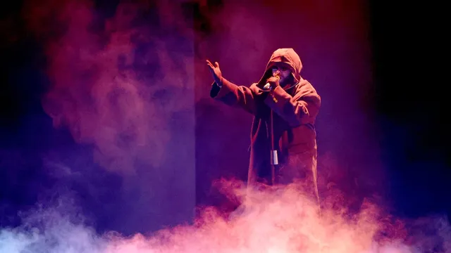 The Weeknd performs at the Grammys after ending boycott