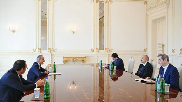 Ilham Aliyev meets OSCE Parliamentary Assembly president in Baku