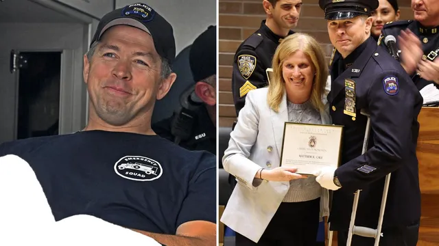 Detective Matthew Gale shot while saving neighbors from gunman
