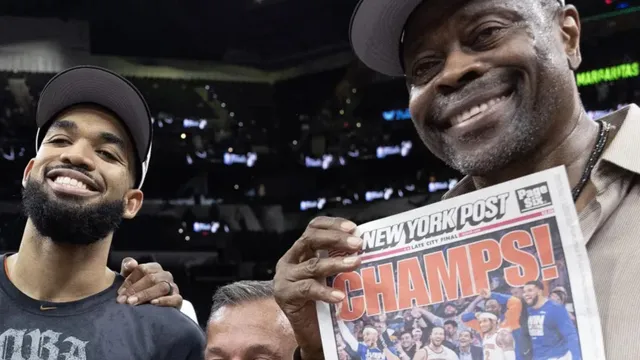 Patrick Ewing finally celebrates Knicks' championship win after decades