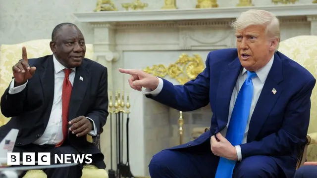 Trump accuses South Africa's Ramaphosa of failing white farmers amid tensions