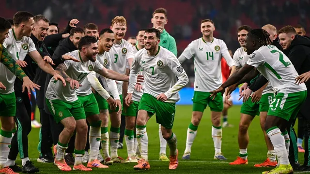 Troy Parrott scores hat trick to secure World Cup playoff for Ireland