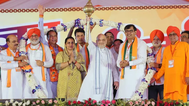 Amit Shah rallies in Haryana, accuses Congress of Dalit betrayal