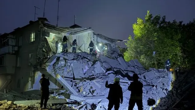 Russian airstrikes in Ukraine kill seven, including children, after Trump announces diesel deal with Russia