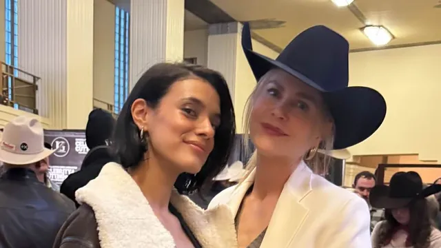 Nicole Kidman showcases Western style at celebrity cutting event