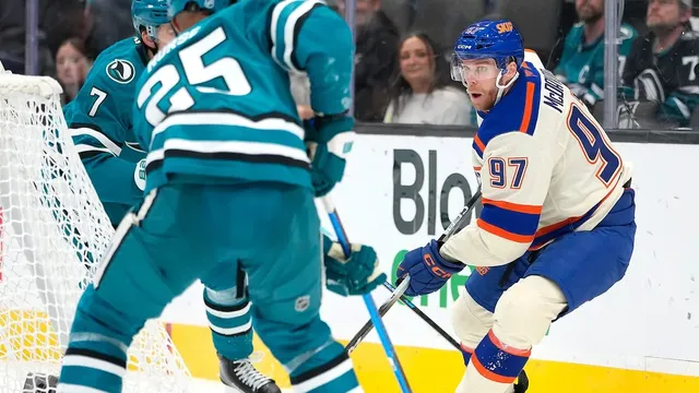 Connor McDavid's 13th point leads Edmonton Oilers to 3-1 win over San Jose Sharks