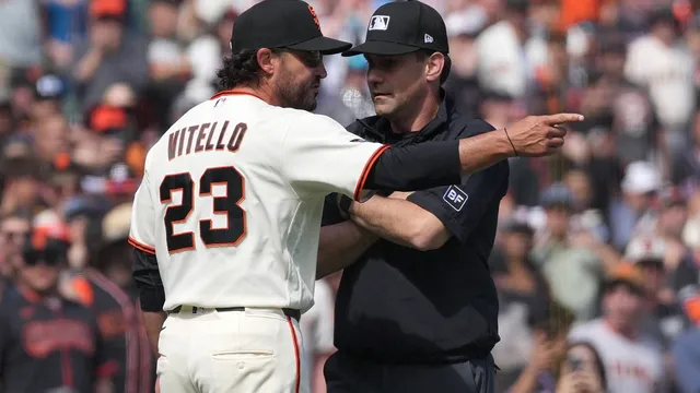 Tony Vitello faces first MLB ejection during Giants' loss