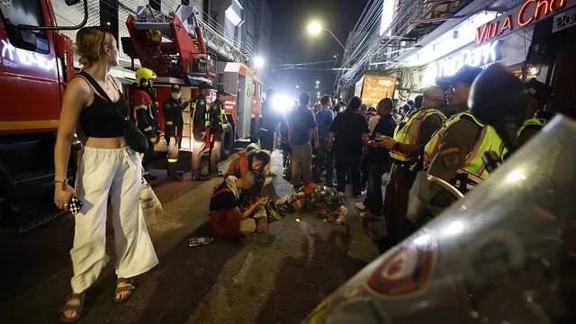 At least three foreign tourists die in devastating Bangkok hotel blaze