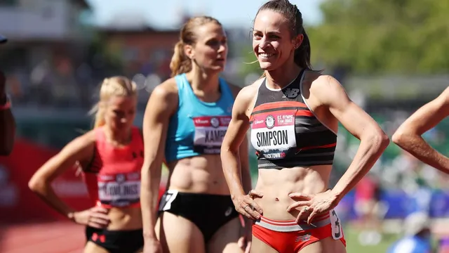 Jenny Simpson collapses during community track event in North Carolina