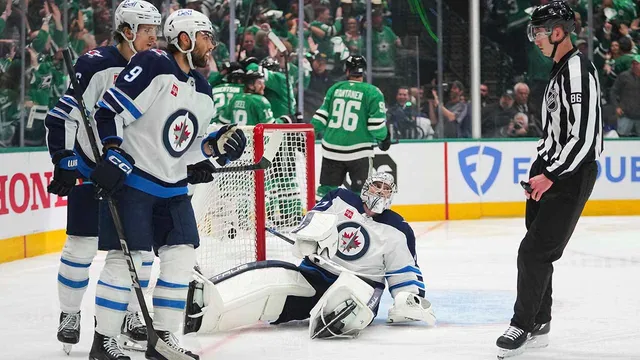 Controversial goal sparks debate in Dallas Stars' playoff win over Jets