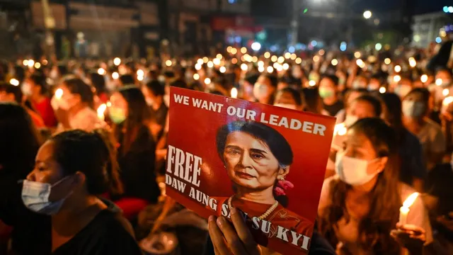 Aung San Suu Kyi endures 20 years in detention in Myanmar