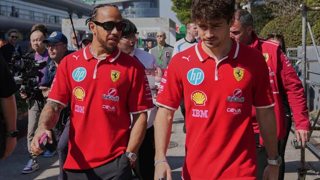 Charles Leclerc absolves Lewis Hamilton after Chinese GP clash