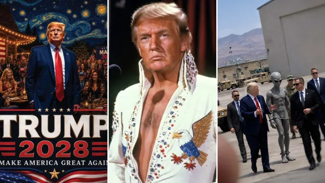 Donald Trump floods social media with AI-generated images featuring historical figures
