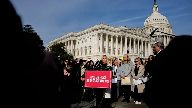 Marjorie Taylor Greene joins Epstein survivors for critical vote