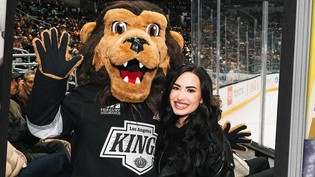 Demi Lovato sparks reunion drama with Will Ferrell at LA Kings game