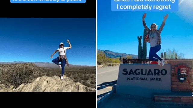 Cooper battles chronic pain after a single jump changed her life