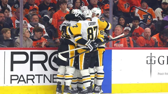 Crosby leads Penguins to a crucial win against Flyers