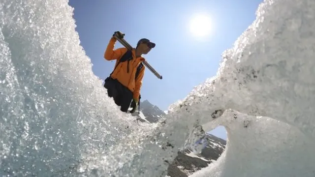 Switzerland's glaciers rapidly melting amid climate crisis