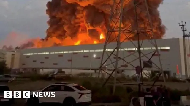 Ukrainian drones strike Wildberries warehouses, injuring multiple workers